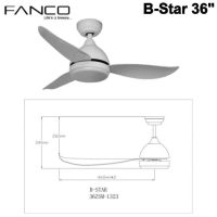 FANCO B-STAR Ceiling Fan - Image 7