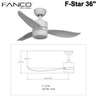 FANCO F-STAR Ceiling Fan - Image 3