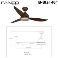 FANCO B-STAR Ceiling Fan - Image 6