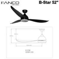 FANCO B-STAR Ceiling Fan - Image 5