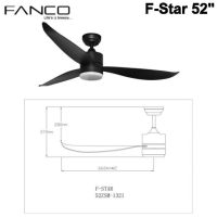 FANCO F-STAR Ceiling Fan - Image 5