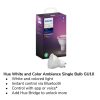 PHILIPS HUE - GU10 Bulb (White and Color Ambiance) - Image 2