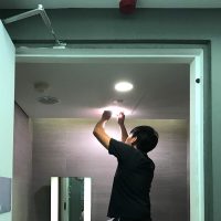 Downlight Installation and False Ceiling Cutout Installation