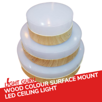 LED Wood Surface Mount Ceiling Light