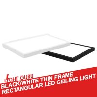36W Rectangular Black Frame Ceiling Light