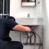 fix sink | plumbing and repair pipe | Basin and Kitchen Sink