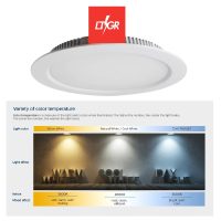 12W Tri Tone Recess Downlight