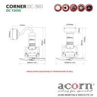 Acorn DC-360 Corner Fan - Image 10