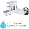 Rubine Stylo 9161 Hot and Cold Mixer Shower Tap - Image 2