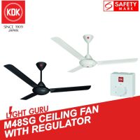 KDK M48SG Ceiling Fan with w/ 12" Rod