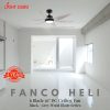 FANCO HELI Black/Grey Version DC Ceiling Fan (4 Years On Site Warranty) - Image 3