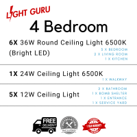 HDB Home Lighting Package for 4 Bedroom Unit