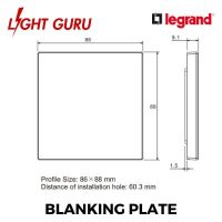 LEGRAND Galion Blanking Plate - Image 6
