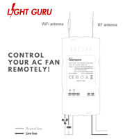 SONOFF iFan03 Wi-Fi Ceiling Fan and Light Controller Kit - Image 3