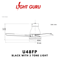KDK U48FP Ceiling Fan - Image 2