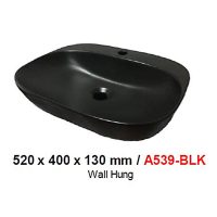 Baron Basin A539-BLK Wall Hung