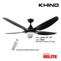 KHIND Jupiter DC Ceiling Fan Black or White