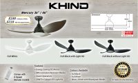 KHIND DC Ceiling Fan Mercury - Image 4