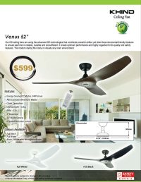 KHIND Venus DC Ceiling Fan - Image 4