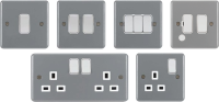 Hager METAL CLAD Switch and Socket