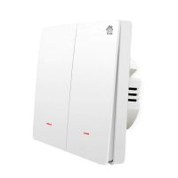 HOMEAUTO Rocker Wall Switch 2 Gang