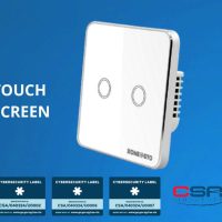 HOMEAUTO Touch Wall Switch 3 Gang