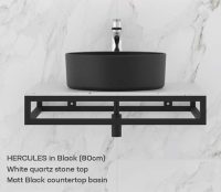 BATHROOM COUNTERTOP TROY and HERCULES Support Frame [60cm]