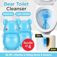 Cute Bear Toilet Auto Cleanser [Bundle of 4/8]