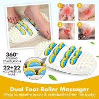 Dual Foot Roller Massager [Relieve Plantar Fasciitis Stress Heel Arch Pain]