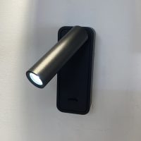 Rossi Spot Reading Light - 9606 -Simple Black ( 60dg ) 3W-Cool white