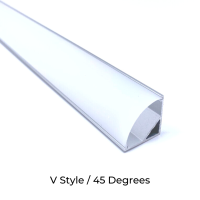Aluminum LED Channel Strip Light Holder U/V/YW (Per Meter) - Image 2
