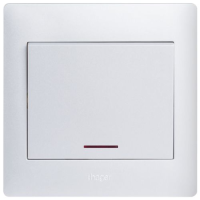 HAGER Switch And Socket WHITE MUSE