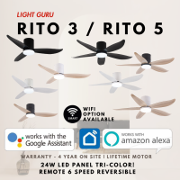 3 Blade DC Ceiling Fan Fanco RITO 3 (optional Smart WIFI) - Image 5