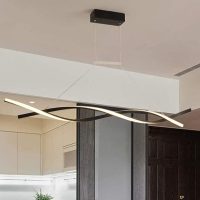 Spiraling D1702 Contemporary Linear Pendant