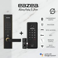 Eazea Tab Mortise Digital Door Lock + Eazea Duo-G Digital Gate Lock