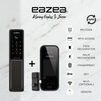 Eazea Tab Push Pull Digital Door Lock + Eazea Eyeon-G Digital Gate Lock