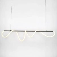 Wavy Curls D7825 Contemporary Linear Pendant