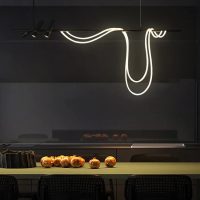 Wavy Curls Plus D8020 Contemporary Linear Pendant
