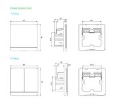 Schneider Wiser Smart 1-3 Gang Switch White Color - Image 2